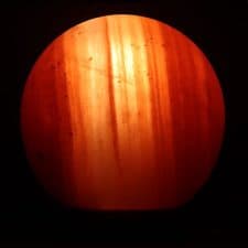 Base Ball Shape Salt Lamp