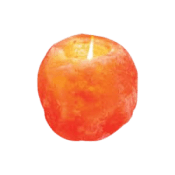 Natural Shape Salt Candle Holder With One Hole
