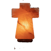 Cross Shape Salt Candle Holder