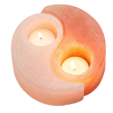 Yin Yang Shape Salt Candle Holder
