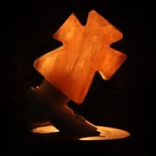 Cross Shaped Night Wall Salt Lamp