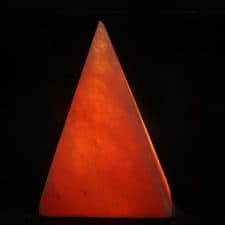 Pyramid Shape Salt Lamp